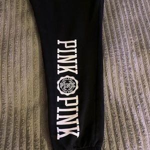 Pink Victoria Secret Joggers. Size Large.